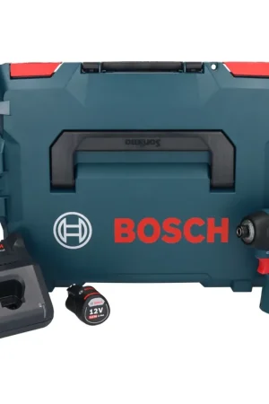 Must-Have Bosch GDR 12V-110 Professional 12V Visseuse à chocs sans fil avec Porte-outils six pans creux 1/4" en Coffret L-Boxx + 1x Batterie 3,0 Ah + Chargeur GAL 1230