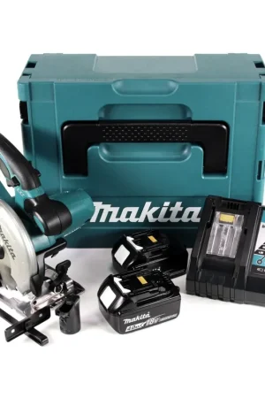 Quantité Limitée Makita DSS 501 RMJ Scie circulaire sans fil 136 mm 18V Li-ion + 2x Batteries 4,0 Ah + Chargeur + Coffret de transport Makpac