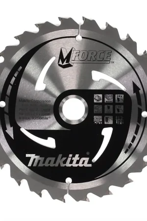 Makita M-FORCE Lame de scie circulaire pour bois 165 x 20 x 2 mm, 24 dents ( B-32007 ) Offre Du Jour