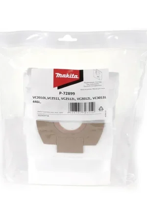 Prix Promo Makita Sacs à poussière en tissu filtrant pour Aspirateurs classe L - 5 pcs. (P-72899)