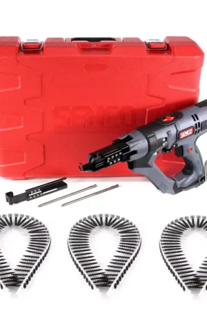 SENCO DS 5550 AC Visseuse en bande autonome à magasin DuraSpin 600 W ( 7W2001N ) + 1000x Vis à filetage à pas gros 3,9x35 mm Prix Promo