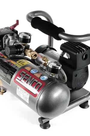 Senco PC 1010 EU Compresseur léger et silencieux 3,8 litres 8,00 bar 20 l/min Petit Prix