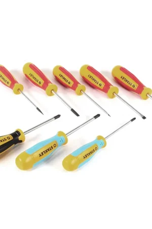 Stanley Magnum Tournevis Set 8 pièces + Boîte de transport ( STA062200 ) Certifié