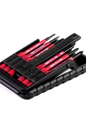 Wiha Set d'embouts Slim electric: 2x Schlitz + 2x Phillips + 2x Pozidriv + Boîte 6pcs. (43160) Dernière Chance