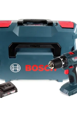 Offre Limitée Bosch Professional GSR 18V-21 Perceuse-visseuse sans fil 18V 55Nm + 1x batterie 2,0Ah + L-Boxx - sans chargeur