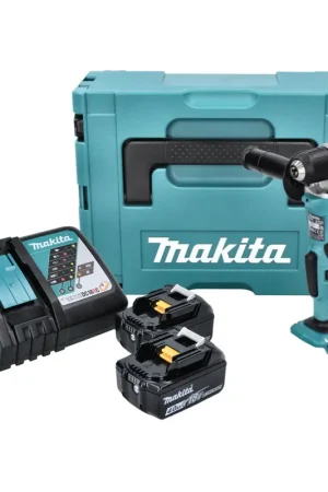 Makita DDA 351 RMJ perceuse d'angle sans fil 18 V 13.5 Nm + 2x batterie 4.0 Ah + chargeur + Makpac Vente Directe