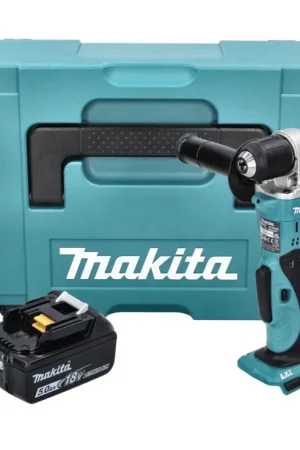 Makita DDA 351 T1J Perceuse d'angle sans fil 18 V 13,5 Nm + 1x Batterie 5,0 Ah + Coffret Makpac - sans chargeur Réduction