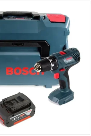 Bosch Professional GSR 18V-21 Perceuse-visseuse sans fil 18V 55Nm + 1x batterie 5,0Ah + L-Boxx - sans chargeur Satisfait Ou Remboursé