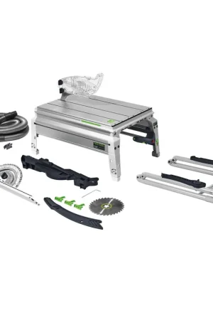 Festool CS 50 EBG PRECISIO Scie à table 1200W 190 mm ( 574765 ) + lame de scie W + accessoires Livraison Express
