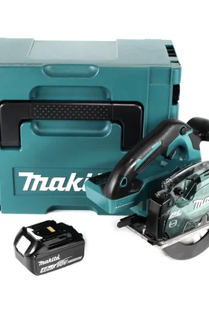 Makita DCS 553 M1J Scie circulaire portative à métaux sans fil 18V 150 mm Brushless + 1x batterie 4,0Ah + Makpac - sans chargeur Réduction
