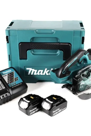 Makita DCS 553 RTJ Scie circulaire à métaux sans fil 18V 150 mm Brushless + 2x batterie 5,0Ah + chargeur + Makpac Retour Gratuit