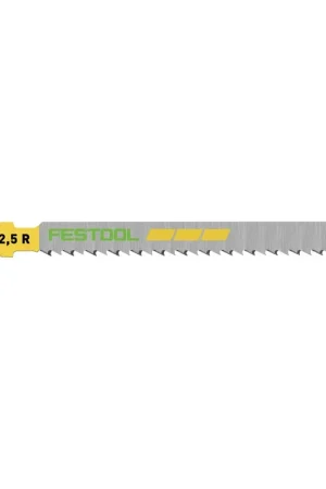 Festool S 75/2,5 R/5 WOOD Fine Cut Lame de scie sauteuse 5 Pièces. ( 204259 ) engrenage inversé, rectifié conique pour une coupe nette, acier HCS Promotion