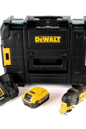 Achetez Aujourd'hui DeWalt DCS355M1 Outil oscillant multi-cutter sans fil 18V Brushless Solo + 1x Batterie 4,0Ah + Chargeur + Coffret TSTAK