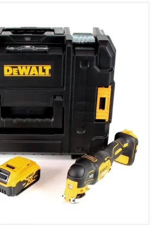 Super Prix DeWalt DCS355NT Outil oscillant multi-cutter sans fil 18V Brushless Solo + 1x Batterie 5,0Ah + Coffret TSTAK - sans chargeur