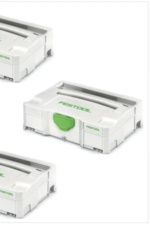 Festool Systainer T-LOC SYS 1 TL 3x Coffrets à outils - Gris clair - Combinables (497563) Top Vente