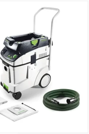 Festool CTL 48 E AC CLEANTEC Aspirateur mobile 48l poussières de classe L ( 574974 ) + Sac d'élimination des déchets ENS-CT Solde