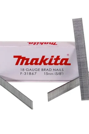 Acheter En Ligne Makita Pointes 15 mm - 5000 pièces galvanisées (F-31867) pour cloueurs Makita DBN500/AF505/AF506