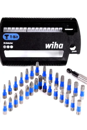 Expédition Rapide Wiha SB 7948T-999 Jeu d'embouts XLSelector ( 41830 ) embout T 25 mm Phillips, TORX®, Six pans 31 pcs. 1/4"