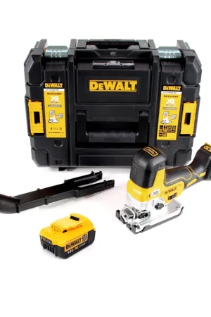 Produit De Marque DeWalt DCS 335 NT Scie sauteuse sans fil 18V + 1x Batterie 4,0 Ah + Coffret TSTAK - sans chargeur