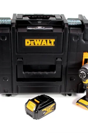 Achetez Aujourd'hui DeWalt DCF 809 NT Visseuse à chocs sans fil 18 V Brushless Li-Ion + Coffret de transport T-STAK + 1x Batterie 4,0 Ah - sans chargeur