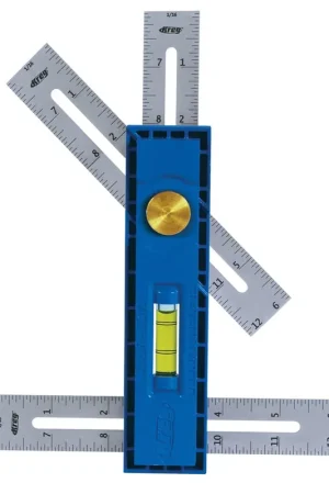 KREG Multi-Mark Outil multifonctionnel de mesure ( KMA2900 ) + Niveau à bulle, outil pour tracer et mesurer Promotion