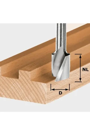 Seulement Aujourd'hui Festool HS Spi S8 D16/20 Fraise à rainurer hélicoïdale, 16 x 20 mm, Tige 8 mm (490949)
