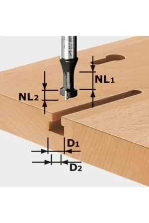 Promotion Festool T HW S8 D10,5/NL13 10,5 x 13 mm 8 mm Fraise à rainurer ( 491035 )