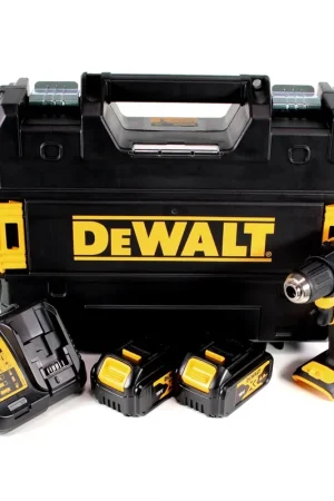 DeWalt DCD708M2T Perceuse-visseuse sans fil 18V Li-Ion Brushless + 2x Batteries 4,0Ah + Chargeur + Coffret Expédié Aujourd'hui