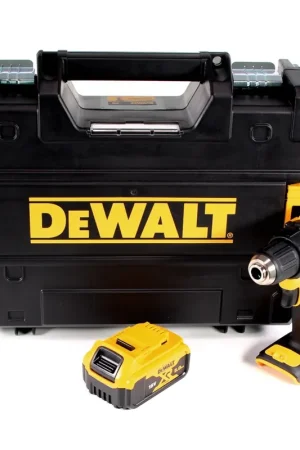 Meilleure Vente DeWalt DCD708NT Perceuse-visseuse sans fil 18V Li-Ion Brushless + 1x Batterie 5,0Ah + Coffret - sans chargeur