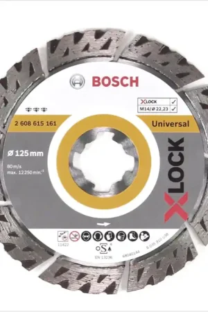 Satisfait Ou Remboursé Bosch X-LOCK Disque à tronçonner diamanté 125 x 22,23mm Best for Universal ( 2608615161 )