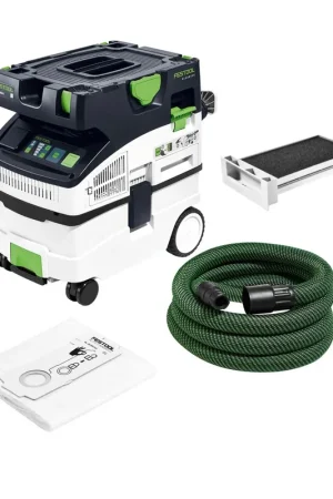 Festool CTM MIDI I CLEANTEC Aspirateur mobile ( 574822 ) Set avec 1x filtre à eau et 5x sac à filtre Prix Choc