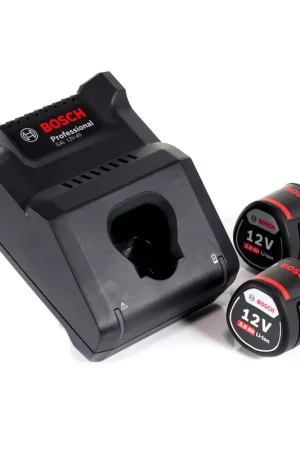 Remise Bosch GAL 12V-40 Professional chargeur rapide pour batteries 12V ( 1600A019R3 ) + 2x 3,0 Ah batterie ( 1600A00X79 )