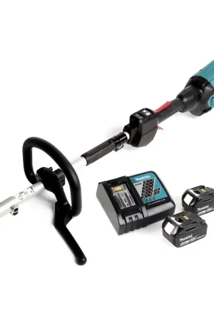 Makita DUX 60 RM Appareil multifonction sans fil 36V (2x 18V) brushless + 2x Batteries 4.0Ah + Chargeur rapide Usine Directe