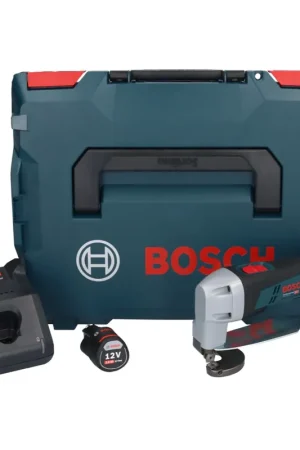 Soldes Bosch GSC 12V-13 Professional Cisaille à tôle sans fil 12V + 1x Batterie 3,0Ah + Chargeur + Coffret