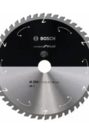 Bosch Lame de scie circulaire Standard pour bois 250 x 2,2 x 30 mm - 48 dents ( 2608837728 ) Commander Vite