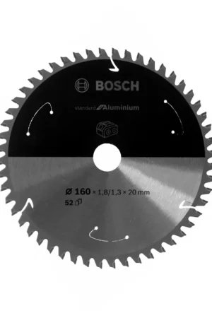 Bosch Lame de scie circulaire Standard for Aluminium 160 x 1,3 x 20 mm - 52 dents ( 2608837757 ) Meilleur Choix