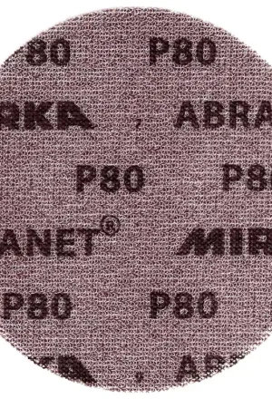 Nouvelle Collection Mirka ABRANET Meules Grip 150mm P80 - 50 pièces. ( 5424105080 )