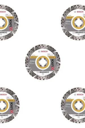 Bosch X-LOCK Disques à tronçonner diamantés 125 x 22,23mm Best for Universal ( 5x 2608615161 ) Populaire