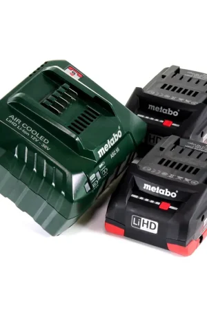 Prix Bas Metabo Basis Set 18V - 2x Batteries LiHD 4,0Ah ( 625367000 ) + Chargeur ASC 55 ( 627044000 )