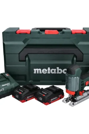 Metabo STA 18 LTX 100 Scie sauteuse sans fil 18V ( 601002840 ) + 2x Batteries 4,0Ah + Chargeur Prix Promo