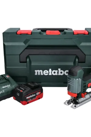 Metabo STA 18 LTX 100 Scie sauteuse sans fil 18V ( 601002840 ) + 1x Batterie 5,5Ah + Chargeur + Coffret de transport Solde