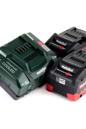 Seulement Aujourd'hui Metabo Basis Set 18V - 2x Batteries LiHD 5,5Ah + Chargeur ASC145 + Insert ( 685122000 )