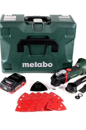 Satisfait Ou Remboursé Metabo MT 18 LTX Outil multifonctions sans fil 18V ( 613021840 ) Compatible OIS/Starlock + 1x batterie 4,0Ah + coffret - sans chargeur