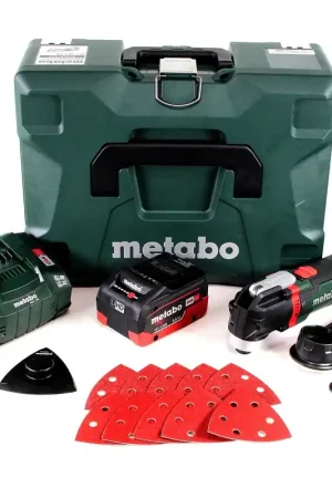 Metabo MT 18 LTX Outil multifonctions sans fil 18V ( 613021840 ) Compatible OIS/Starlock + 1x batterie 5,5Ah + chargeur + coffret Certifié
