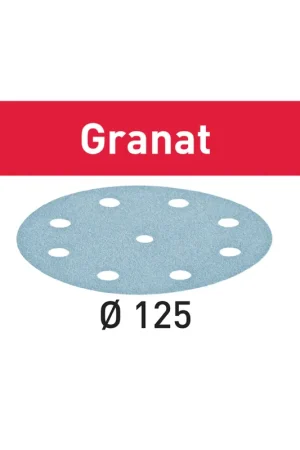 Festool STF D125/8 Abrasif 125 mm Granat P40 - 100 Pièces ( 2x 497165 ) Jusqu'à Épuisement Des Stocks
