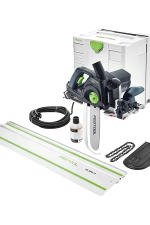 Vente Flash Festool SSU 200 EB-Plus-FS Tonçonneuse d'élagage UNIVERS + Coffret de transport + Rail de guidage 80cm ( 575982 )
