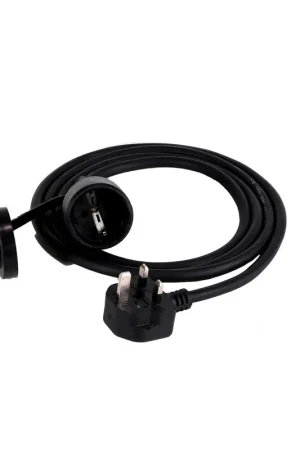 Adaptateur de prise DE vers UK 230V, 2 mètres Pas Cher