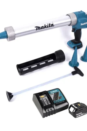 Makita DCG 180 RF1X Pistolet à cartouche sans fil 18 V 300 / 600 ml + 1x batterie 3,0 Ah + chargeur Meilleur Choix