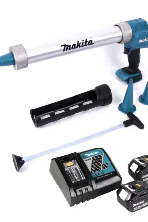Solde Makita DCG 180 RGX Pistolet à cartouche sans fil 18 V 300 / 600 ml + 2x batterie 6,0 Ah + chargeur
