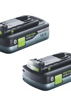Festool HPC-ASI HighPower Set de batterie 4,0Ah 18V Bluetooth avec technologie Airstream, 2 pcs. (205034) Bon Marché